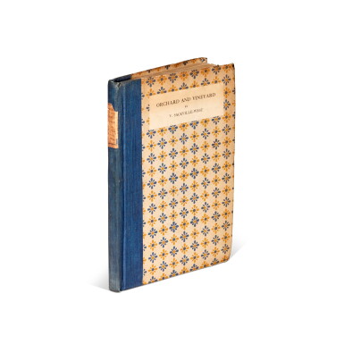View full screen - View 1 of Lot 376. Vita Sackville-West | Orchard and Vineyard, London, 1921, first edition, inscribed by the author.