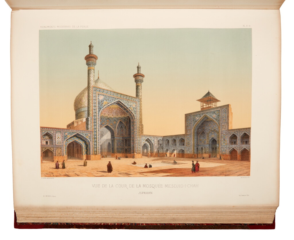 View full screen - View 1 of Lot 60. Pascal Coste | Monuments Modernes de la Perse, 1867, first edition.
