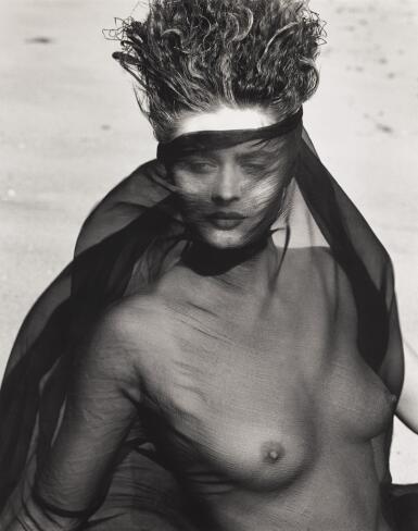 View full screen - View 1 of Lot 108. HERB RITTS | 'CONSUELO, FACE AND TORSO', PARADISE COVE, CA, 1984.