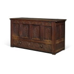The Neale-Humphrey-French Pilgrim Century Chest With Drawer, Attributed to John Savell (1642-1687), Braintree, Massachusetts, Circa 1670