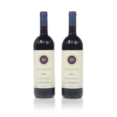 View full screen - View 1 of Lot 504. Sassicaia 2014 (2 BT).