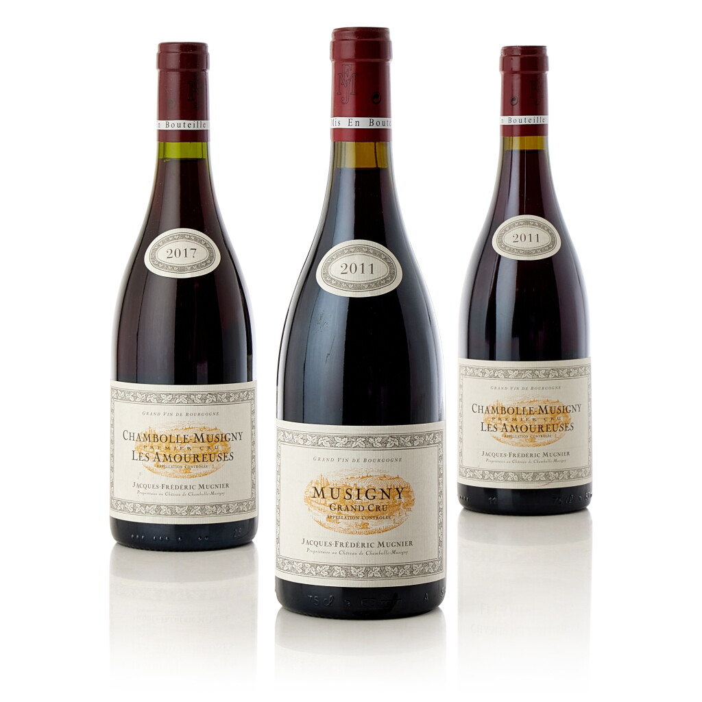 View full screen - View 1 of Lot 7206. Chambolle Musigny, Les Amoureuses 2011 Jacques-Frédéric Mugnier (3 BT).