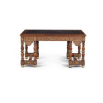 A George IV Brass-Inlaid Rosewood Writing Table, Possibly by Gillows, second quarter 19th century