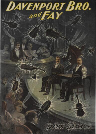 View full screen - View 1 of Lot 205. Davenport, Ira Eustis, & William Fay | The last Davenport brother revives Dark Séance.