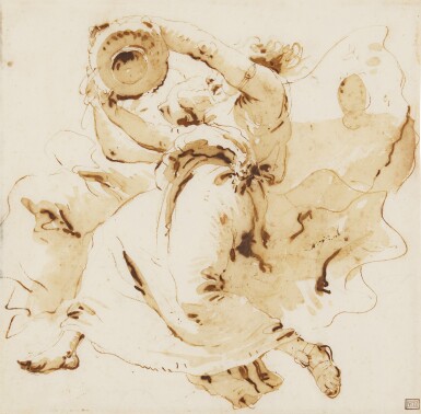 View full screen - View 1 of Lot 29. Two Zephyrs carrying a vase.