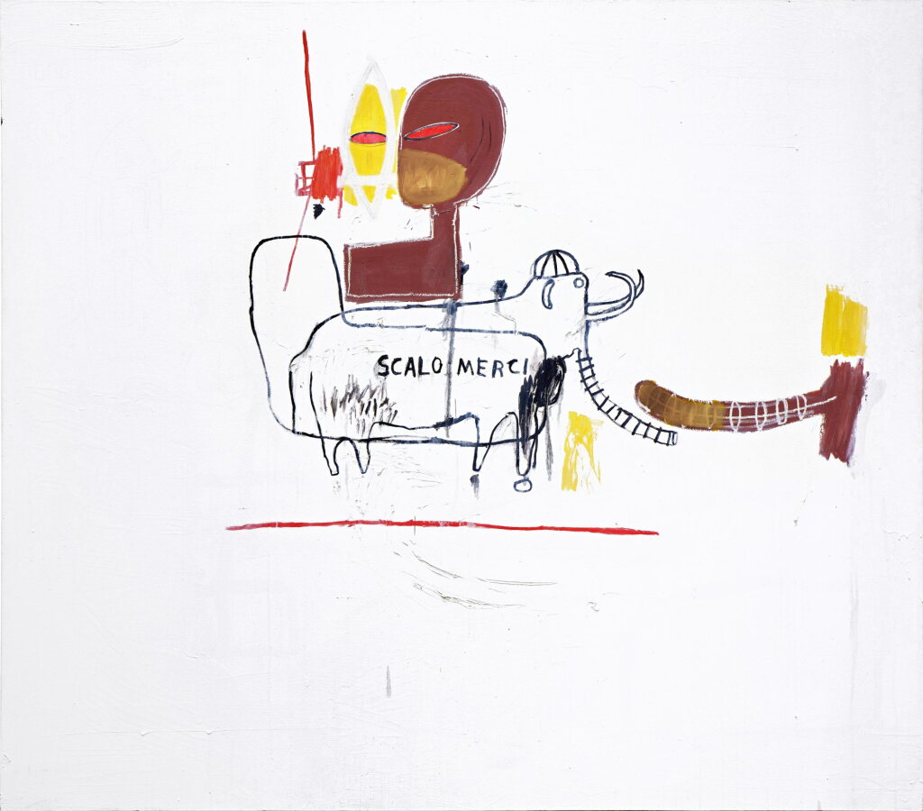 View full screen - View 1 of Lot 1224. Jean-Michel Basquiat 尚・米榭・巴斯基亞 | Emblem 象徵.