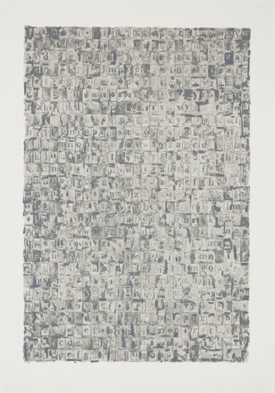 View full screen - View 1 of Lot 36. Gray Alphabets (ULAE 57).