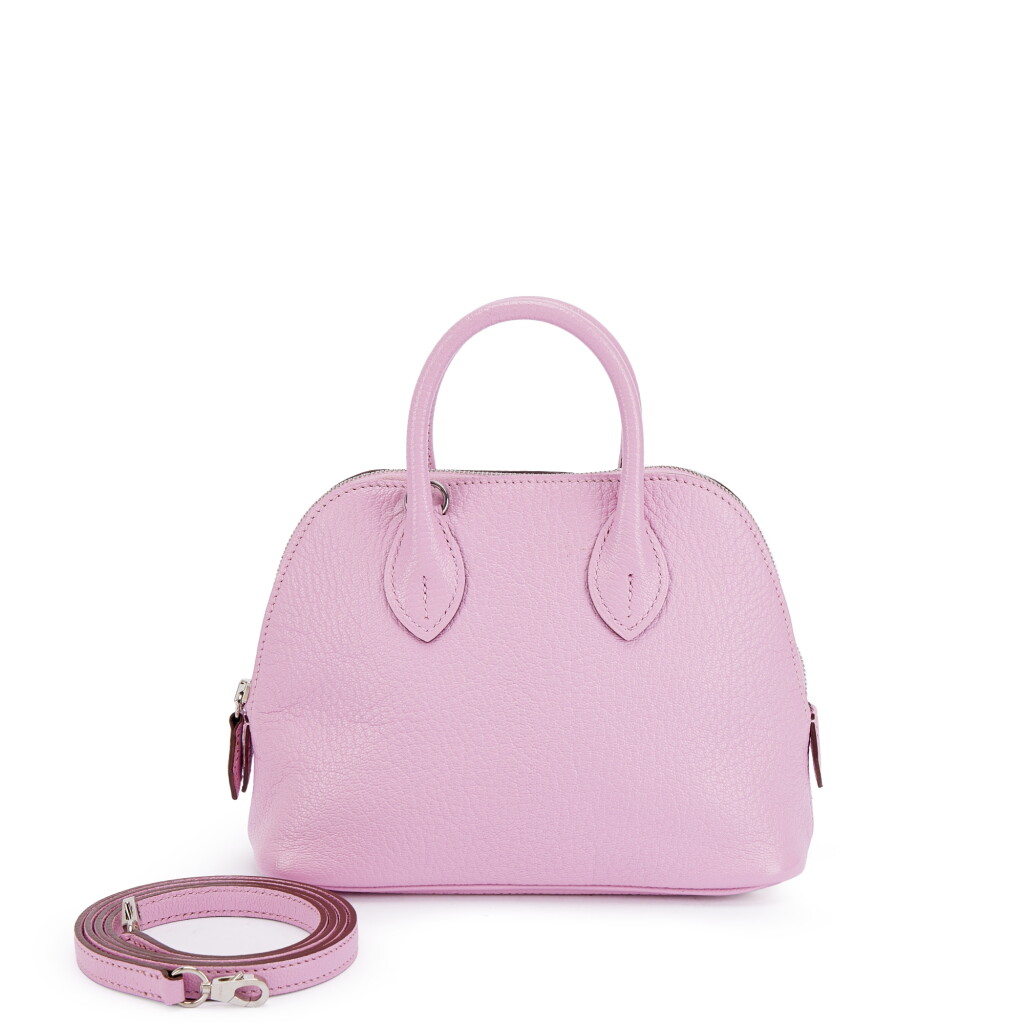 View full screen - View 1 of Lot 579. Mauve Sylvestre Chèvre Mini Bolide 1923 Palladium Hardware, 2019.