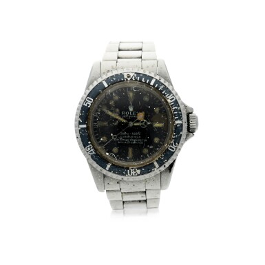 View full screen - View 1 of Lot 89. ROLEX | REFERENCE 5512 SUBMARINER A STAINLESS STEEL AUTOMATIC WRISTWATCH WITH DATE AND BRACELET, CIRCA 1967.