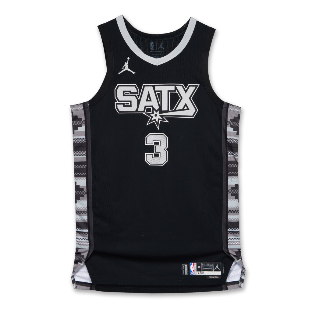 View full screen - View 1 of Lot 257. Chris Paul San Antonio Spurs 2024-2025 Game Worn Statement Edition Jersey | Tied 2nd on All-Time Steals List.