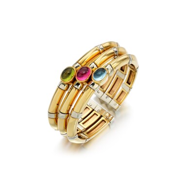 View full screen - View 1 of Lot 4. Gem set bracelet, circa 1980s.