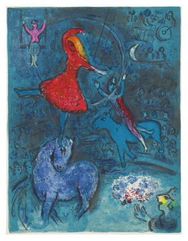 View full screen - View 1 of Lot 34. MARC CHAGALL | THE CIRCUS: ONE PLATE (M. 493; SEE C. BKS. 68).