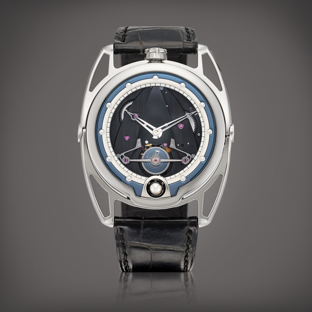 View full screen - View 1 of Lot 2152. Reference DB28TIS8C3PN, No. 1 A titanium semi-skeletonised wristwatch with moon phases and power reserve indication, Circa 2011 | 型號DB28TIS8C3PN 編號1 鈦金屬半鏤空腕錶,備月相及動力儲備顯示,約2011年製.