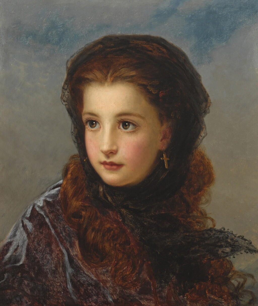 View full screen - View 1 of Lot 372. Portrait of Minnie Morton.