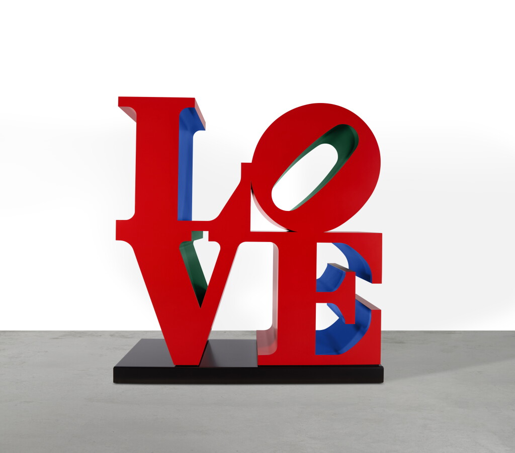 View full screen - View 1 of Lot 258. LOVE (Red Blue Green).