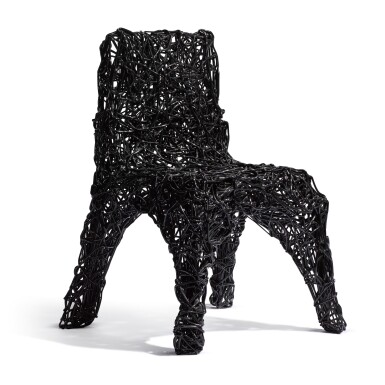 View full screen - View 1 of Lot 52. Micro Factory Chair (Black).