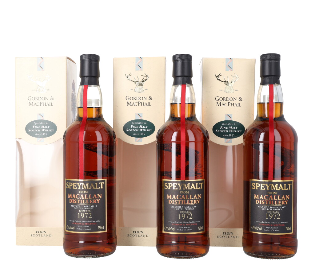 View full screen - View 1 of Lot 5195. Macallan Gordon & MacPhail Speymalt 35 Year Old 40.0 abv 1972 (3 BT75).