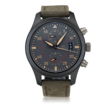 View full screen - View 1 of Lot 173. PILOT'S WATCH TOP GUN MIRAMAR, REF IWIW388002 CERAMIC AND TITANIUM CHRONOGRAPH WRISTWATCH WITH DATE CIRCA 2012.