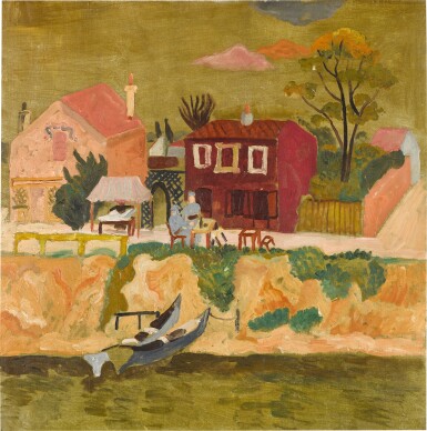 View full screen - View 1 of Lot 303. RED HOUSE AT PASSY .