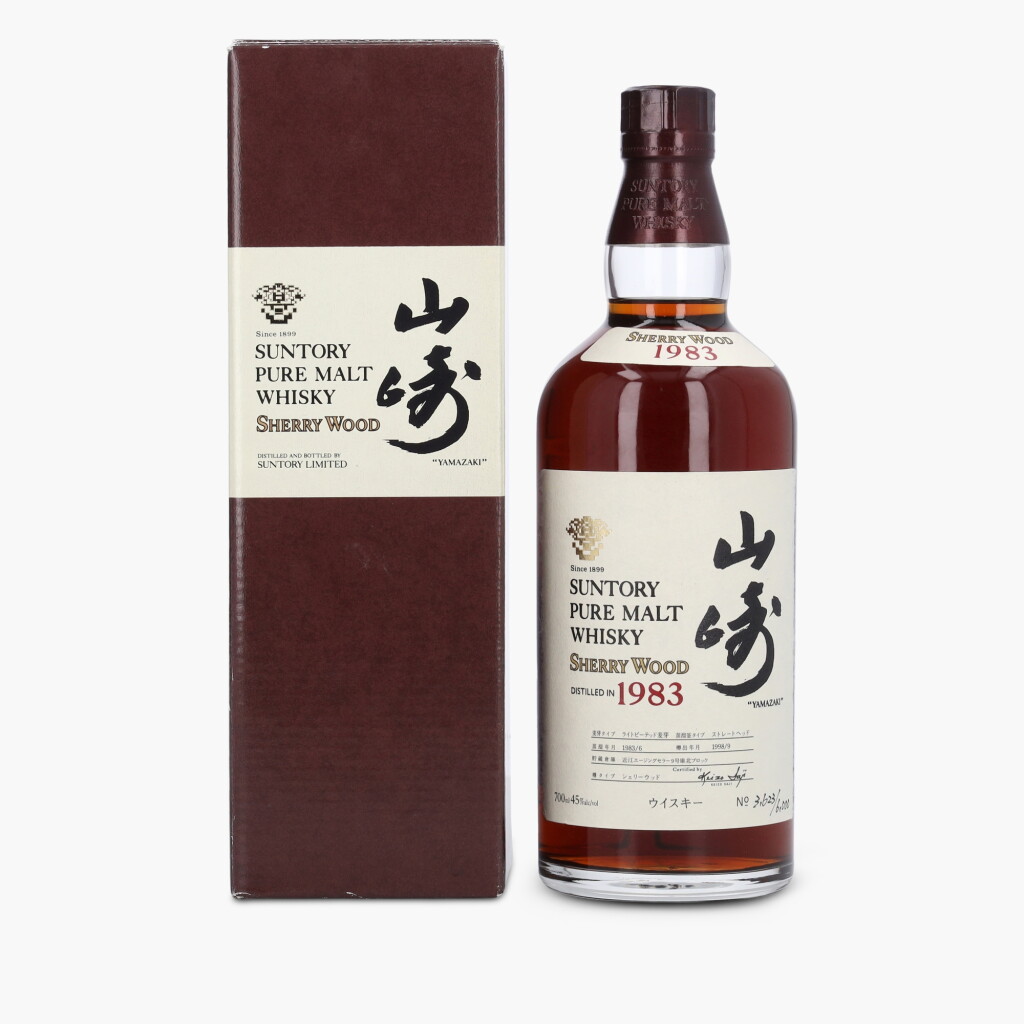 View full screen - View 1 of Lot 2129. Suntory Yamazaki Pure Malt Sherry Wood 45.0 abv 1983 (1 Bottle 70cl).