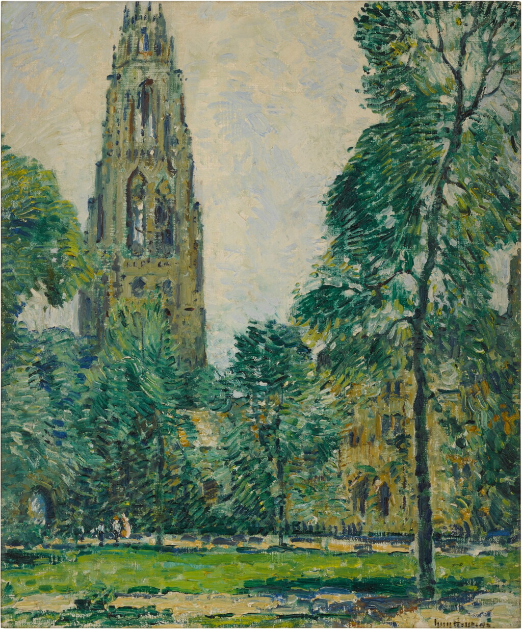 View full screen - View 1 of Lot 2. Clock Tower, Harkness Memorial, New Haven.