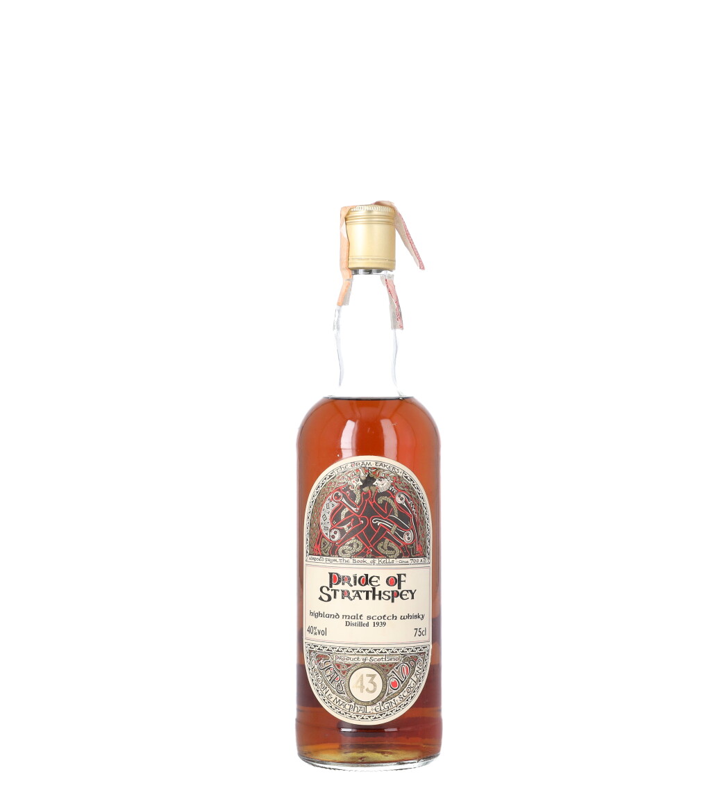 View full screen - View 1 of Lot 6020. Pride Of Strathspey Gordon & MacPhail 43 Year Old 40.0 abv 1939 (1 BT75).