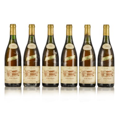 View full screen - View 1 of Lot 718. Vouvray Moelleux, Domaine des Aubuisières, Sélélections des Grains Nobles, Cuvée Alexandre Vieilles Vignes 1990.