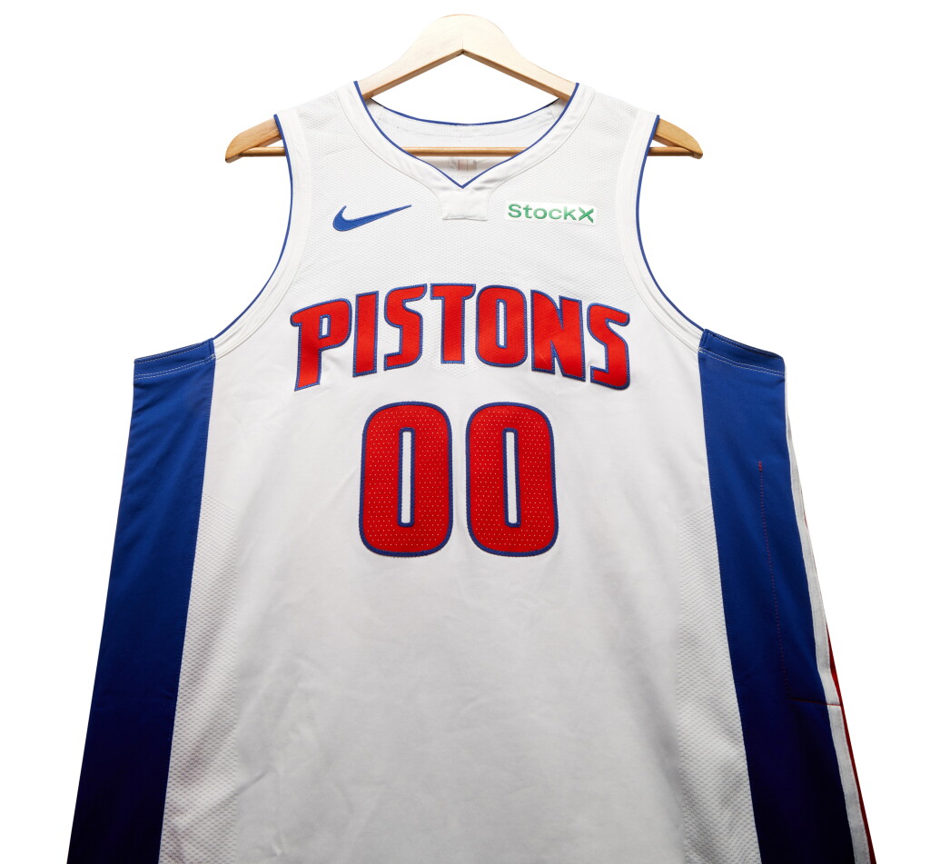 View full screen - View 1 of Lot 32. Ronald Holland II ‘Rookie Debut’ Detroit Pistons 2024-2025 Kia NBA Tip-Off Game Worn Association Edition Jersey.