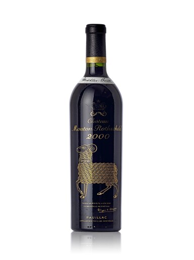 View full screen - View 1 of Lot 6034. Château Mouton Rothschild 2000 (1 BT).