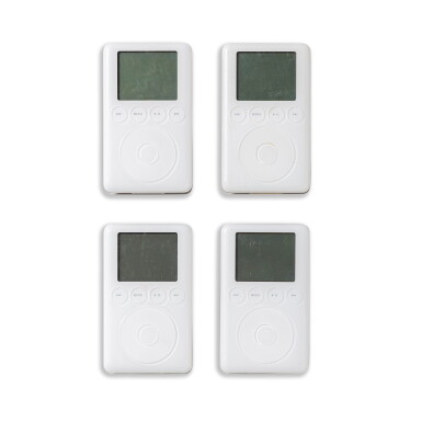 View full screen - View 1 of Lot 7. A set of four classic Apple iPods, 3rd generation, 20 and 30 Go.