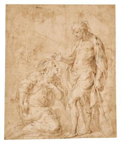 View full screen - View 1 of Lot 6. Noli me tangere (Christ and the Magdalene).
