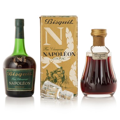 View full screen - View 1 of Lot 447. Bisquit Cognac Mixed Lot (2 BT70).