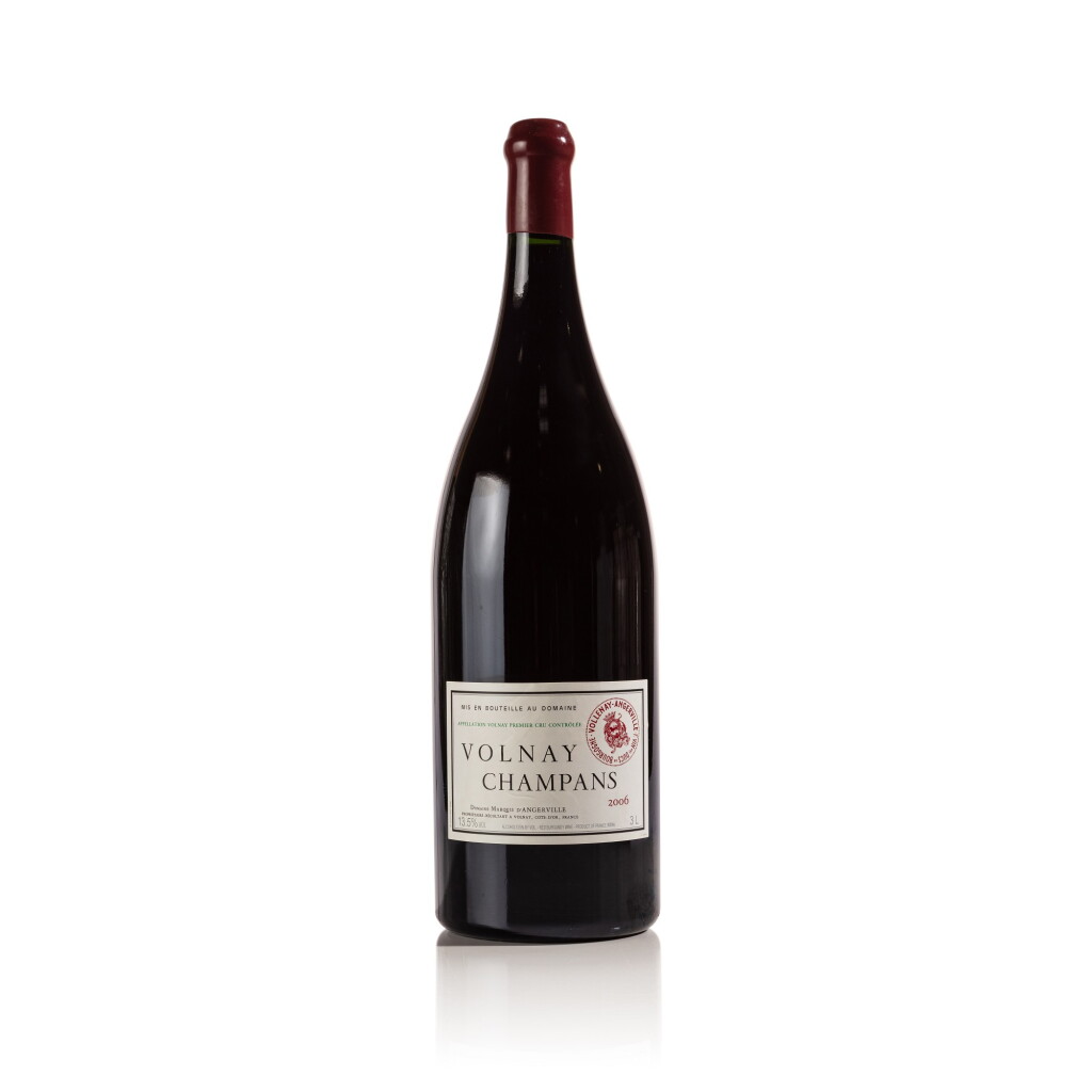 View full screen - View 1 of Lot 114. Volnay 1er Cru Champans 2006 Domaine Marquis d'Angerville (1 JM30) with Experience.