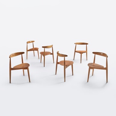 View full screen - View 1 of Lot 37. Set of Six Chairs.