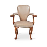 A George IV Rosewood Armchair, in the manner of Gillows