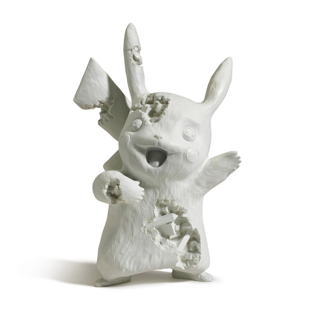 View full screen - View 1 of Lot 48. DANIEL ARSHAM | BLUE CRYSTALIZED PIKACHU.