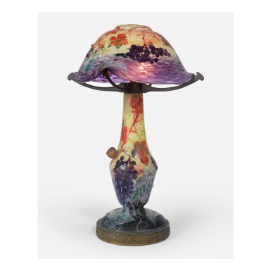 View full screen - View 1 of Lot 99. DAUM | "SNAILS" TABLE LAMP.