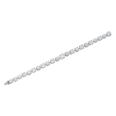 View full screen - View 1 of Lot 93. Diamond Bracelet | 格拉夫 | 鑽石手鏈.
