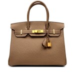 Etoupe Togo Birkin 30 Gold Hardware, 2023