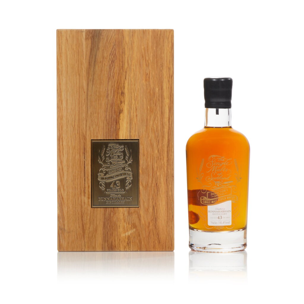 View full screen - View 1 of Lot 205. Bunnahabhain Single Malts Of Scotland Director's Special 43 Year Old 41.4 abv NV (1 BT70).