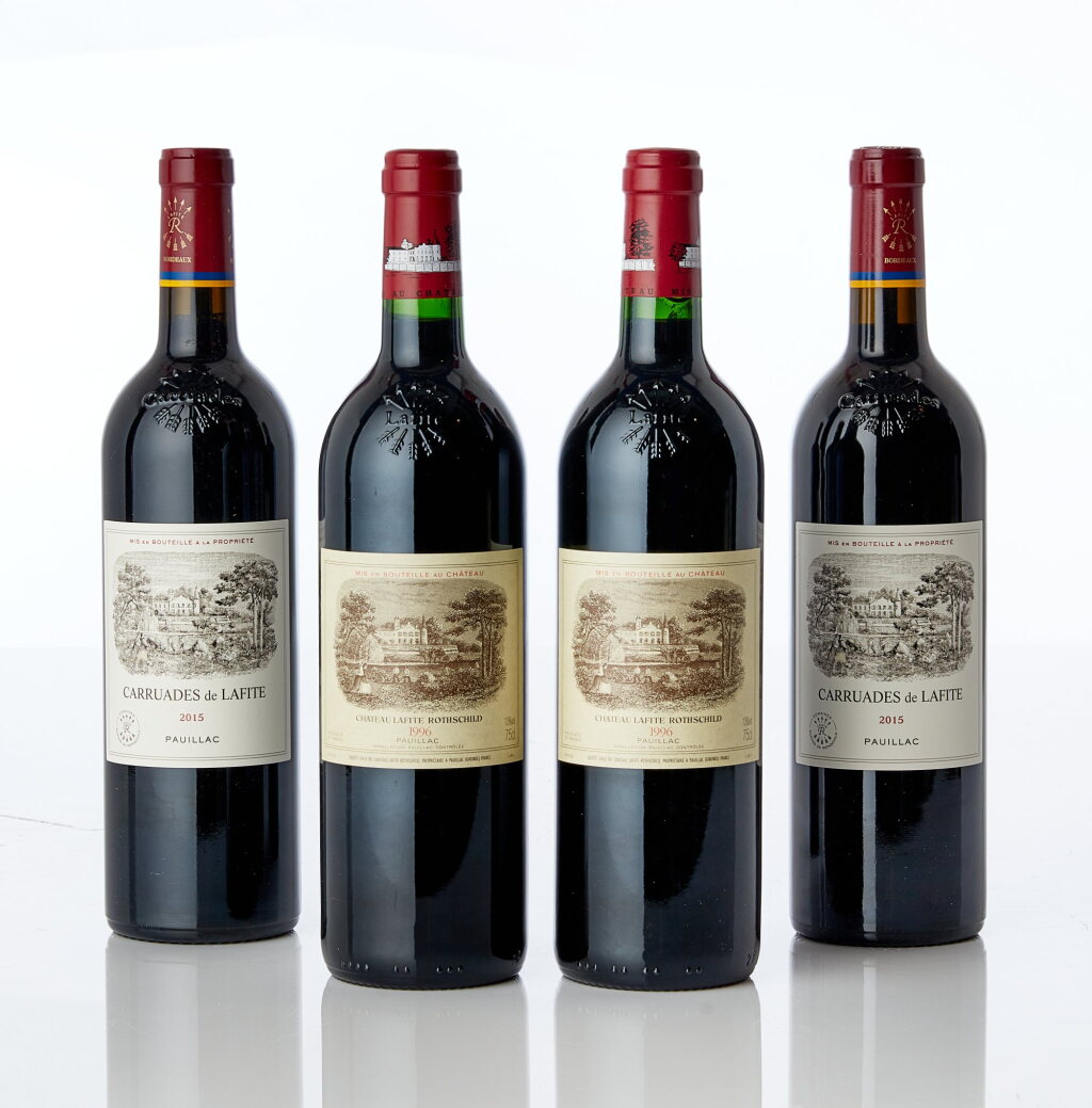 View full screen - View 1 of Lot 3063. Carruades de Lafite 2015 (6 BT).