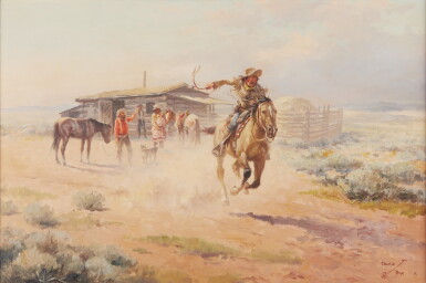 View full screen - View 1 of Lot 36. Pony Express.