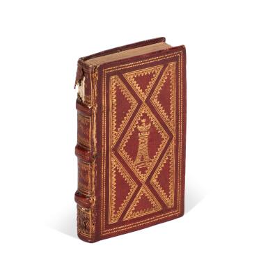 View full screen - View 1 of Lot 203. Martialis, Epigrammaton libri XIIII, Lyon, 1546, Northern Italian red morocco gilt.