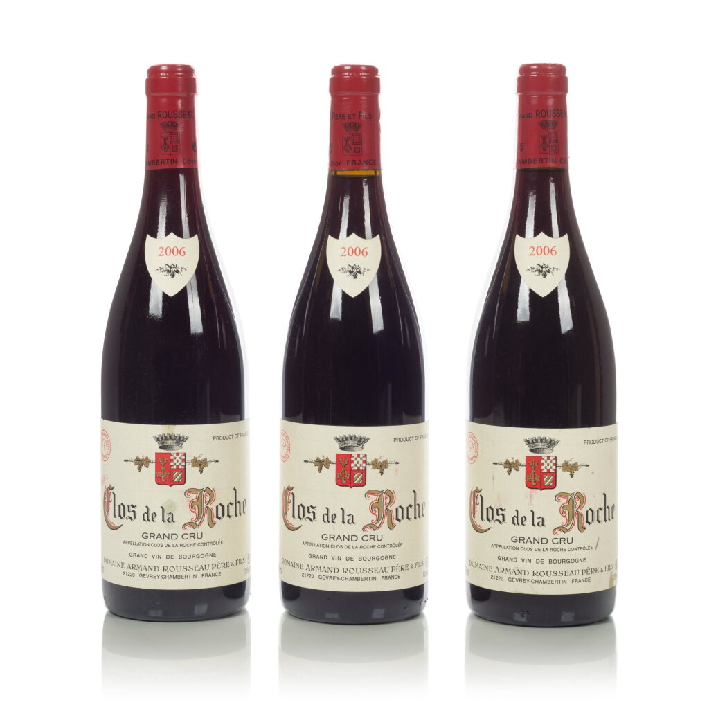 View full screen - View 1 of Lot 430. Clos de la Roche 2006 Domaine Armand Rousseau (3 BT).