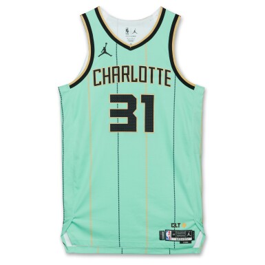 View full screen - View 1 of Lot 251. Tidjane Salaun Charlotte Hornets 2024-2025 Game Worn City Edition Jersey .