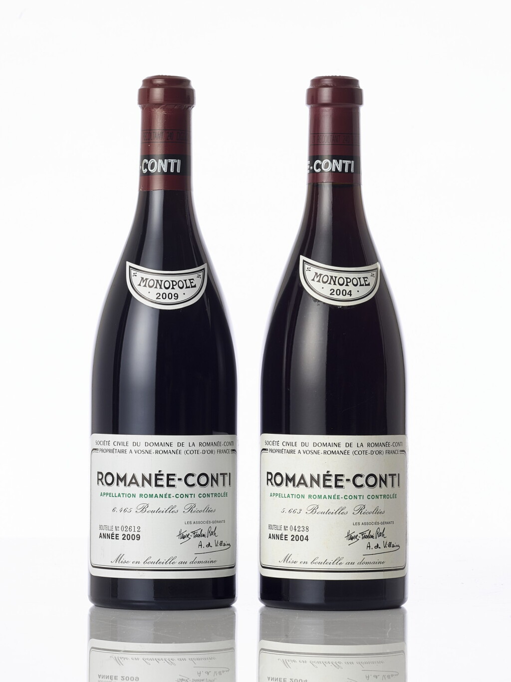 View full screen - View 1 of Lot 5272. Romanée Conti 2009 Domaine de la Romanée-Conti (1 BT).