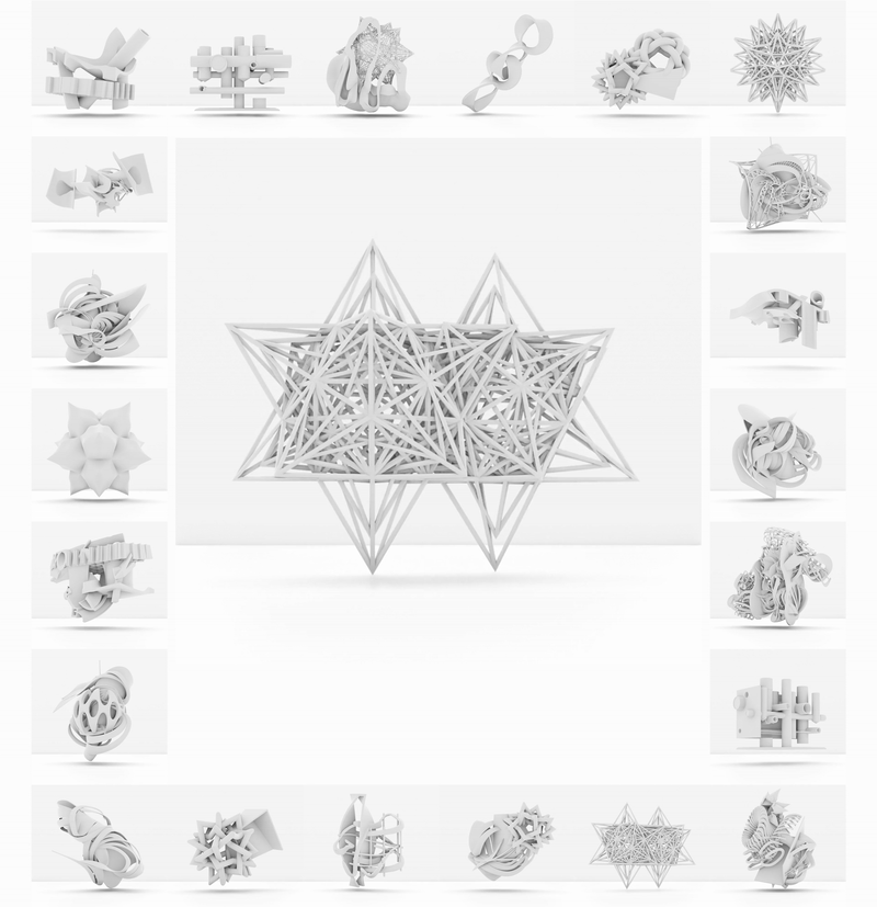 View full screen - View 1 of Lot 1. Geometries I - XXII (Full Set).