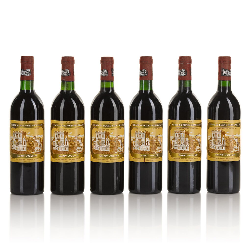 View full screen - View 1 of Lot 21. Château Ducru Beaucaillou 1986 (6 BT).