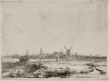 View full screen - View 1 of Lot 67. A View of Amsterdam from the Kadijk.