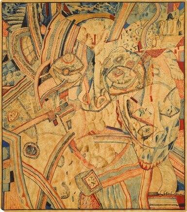 View full screen - View 1 of Lot 101. Untitled (Head and Beast).